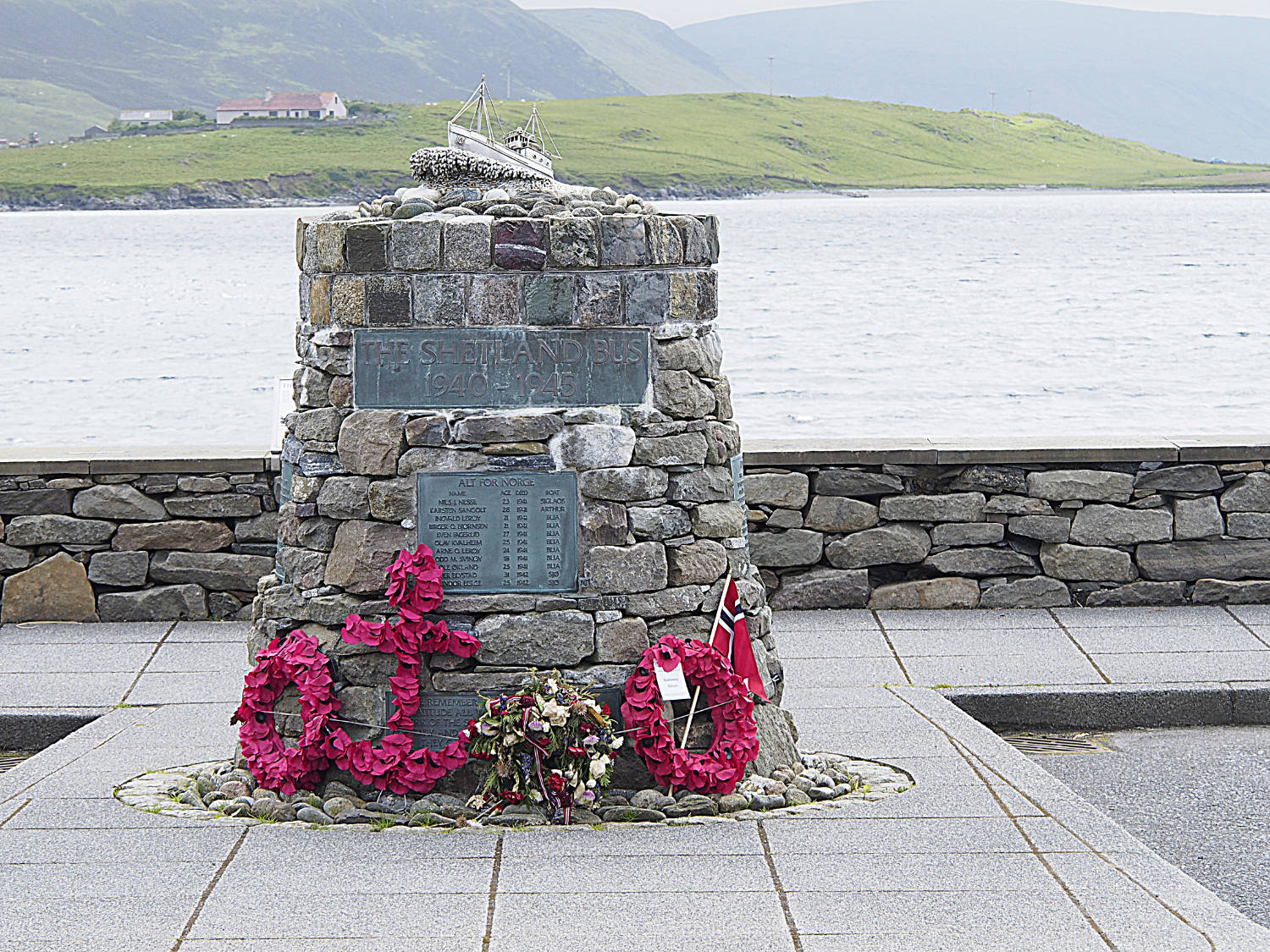 monument to the shetland bus