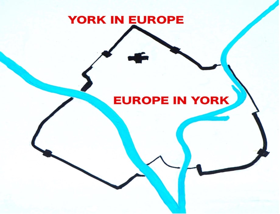 Europe in York, York in Europe TRAIL event map