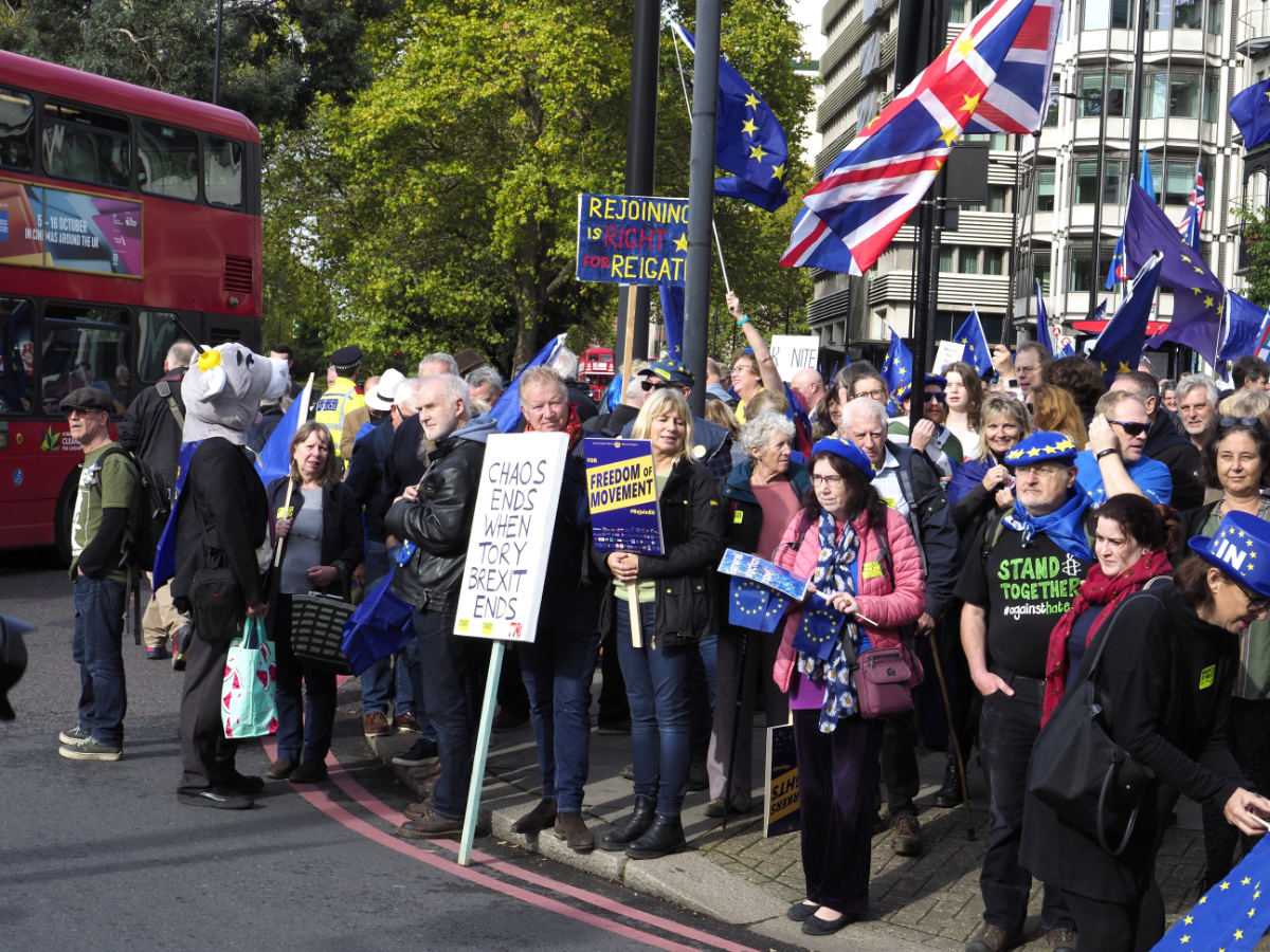 during the march