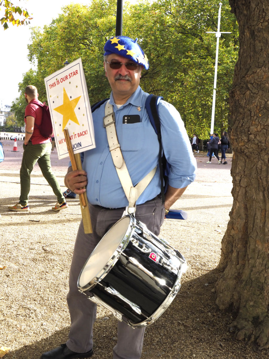 during the march