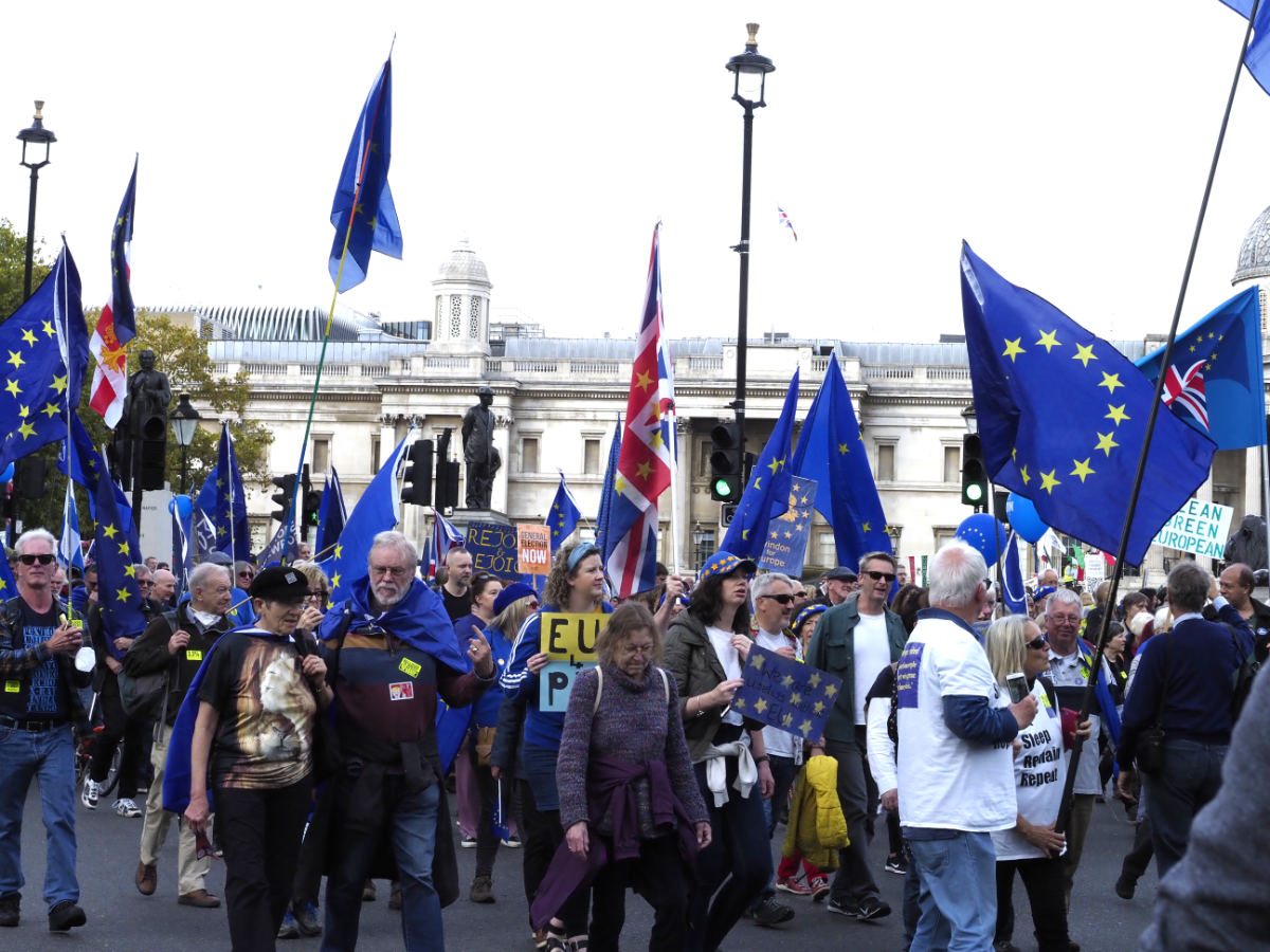 during the march