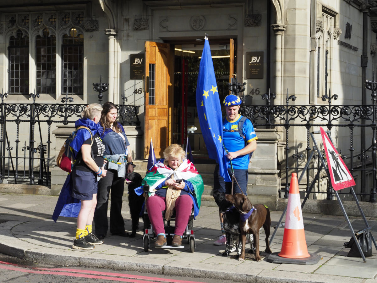 during the march