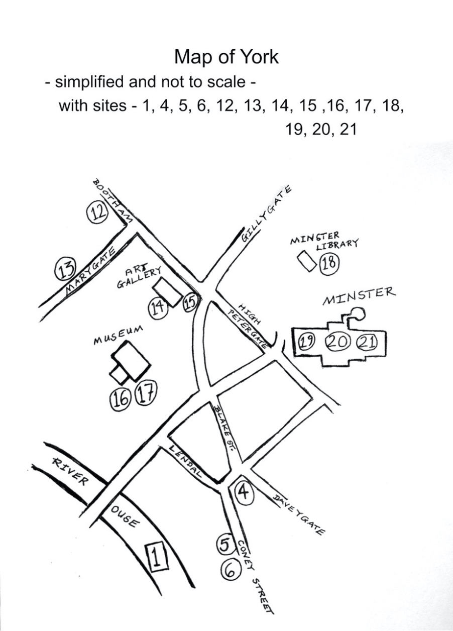 Europe in York, York in Europe TRAIL event map 2