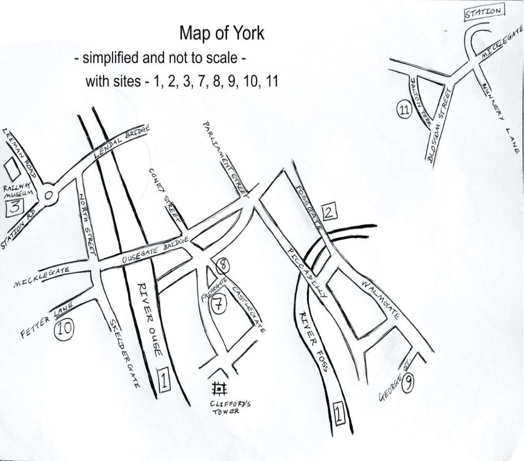 Europe in York, York in Europe TRAIL event map 3