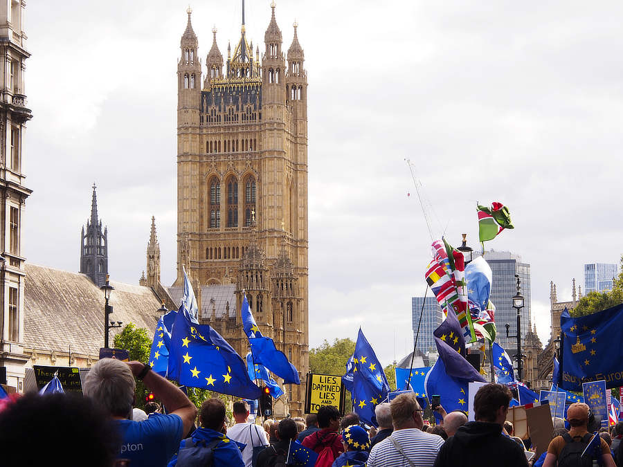 during the march