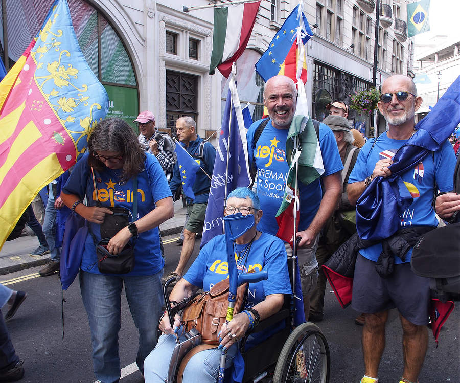 during the march