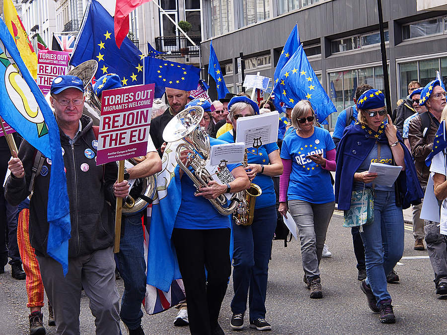 during the march