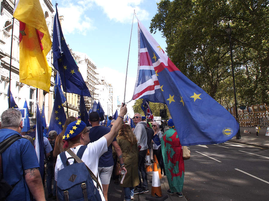 during the march