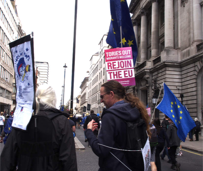 during the march