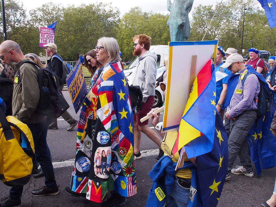 during the march