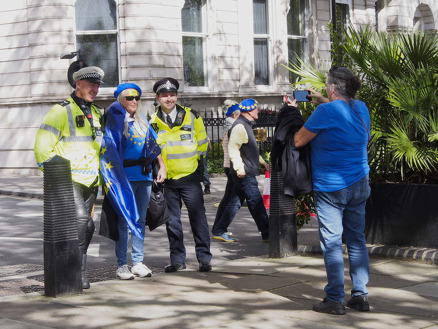 during the march