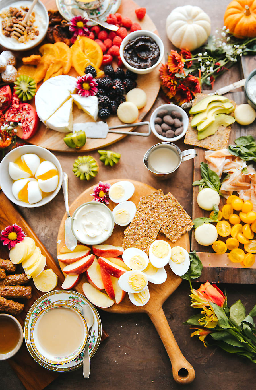 table of food